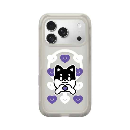 dou dou loves - purple heart