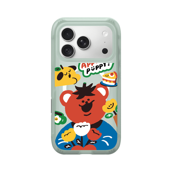 Tomato bear and flowers 