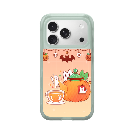 Cozy Halloween - pumpkin teapot