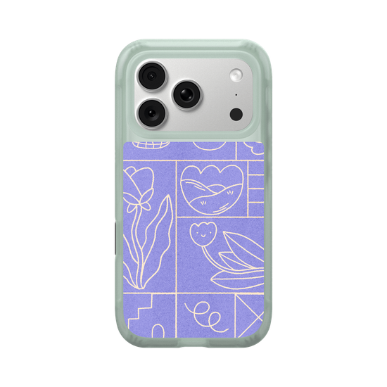 Abstract Spring- Purple