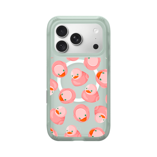 Pink rubber ducks