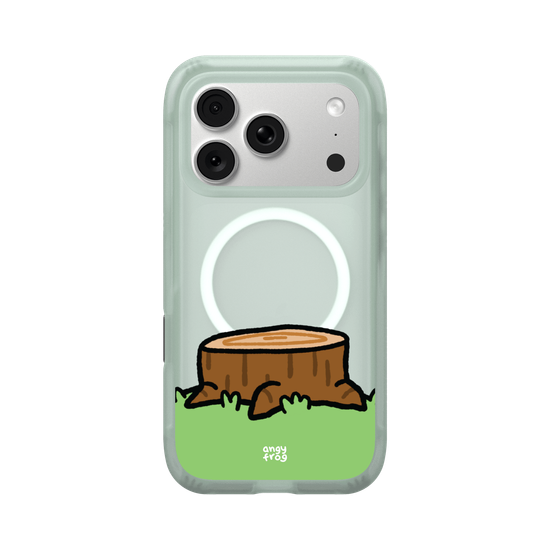 stacked on stump