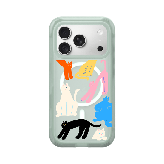 colorful cats