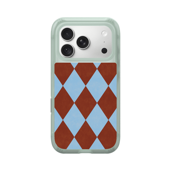 Losange Grid - Blue