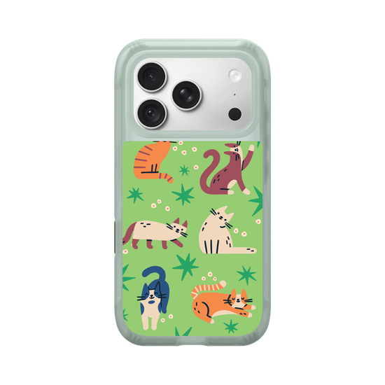 Cats on Green