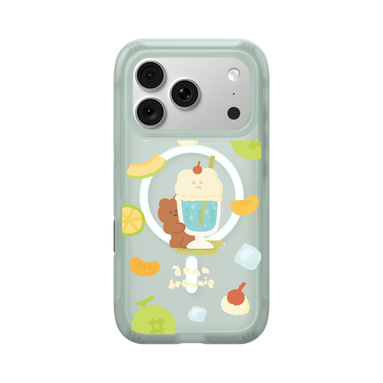 Melon soda float