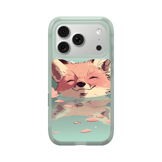 Fox swimming