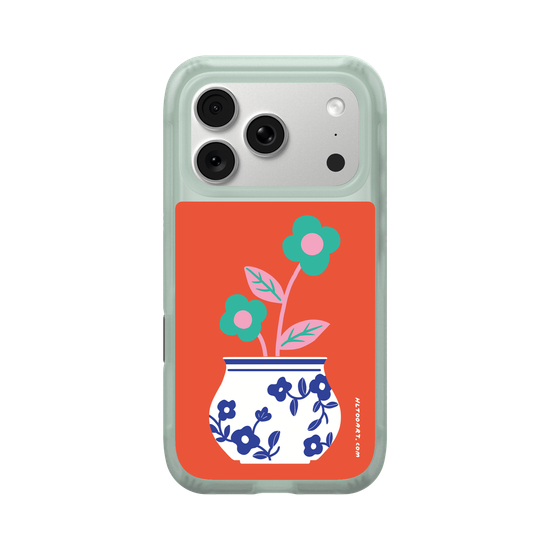 一瓶青花 - 綠花