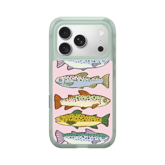 Cute Fish on Pink – Coque de téléphone ludique pour les amateurs de poissons