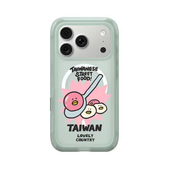 Red and white tangyuan