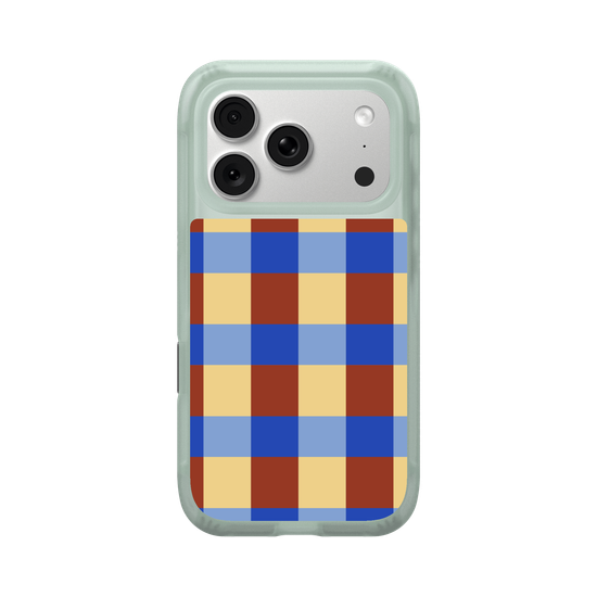 Blue & yellow gingham