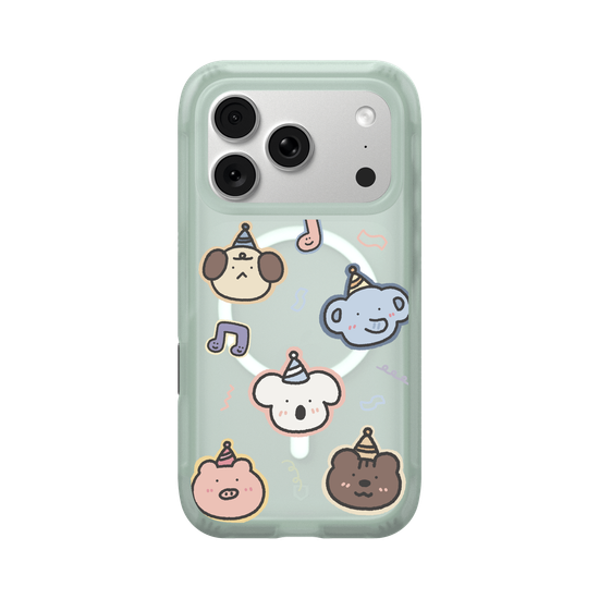 Lazy Monster Animal Party Stickers.
