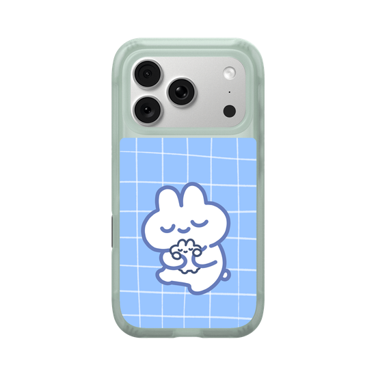 bunny and mini bunny - blue