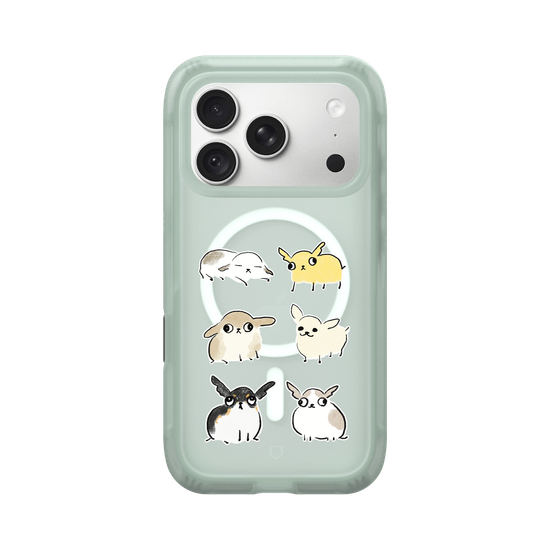 A layout incorporating Chihuahua-themed stickers.