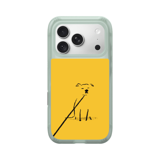 A stubborn dog on a walk