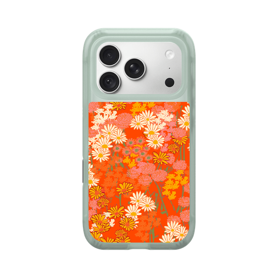 Orange Flower Pattern