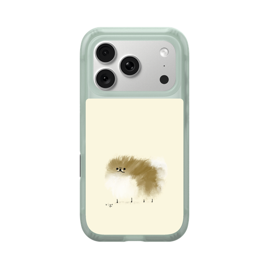 A feisty Pomeranian