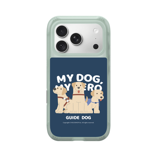 My dog, My hero-Guide Dog: Goldador(Clear)