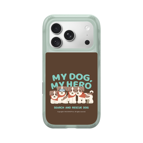 My dog, My hero-Search and Rescue Dog: Jack Russell Terrier(Color)