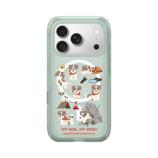 My dog, My hero-Search and Rescue Dog: Jack Russell Terrier(Clear)