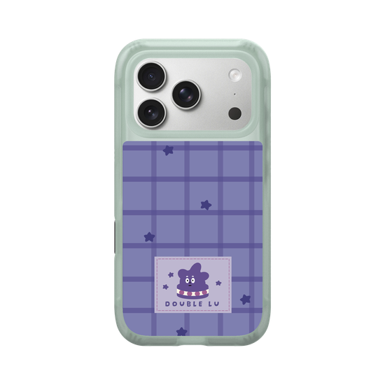 little purple monster dessert fabric labels