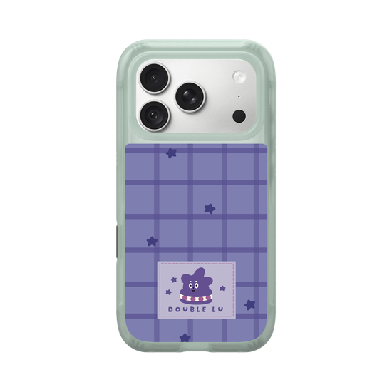 little purple monster dessert fabric labels