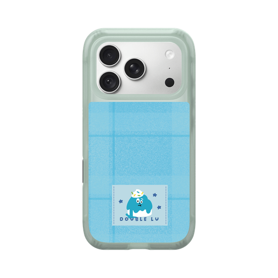 little blue monster dessert fabric labels
