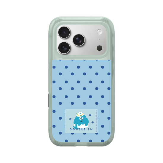 little blue monster dessert fabric labels