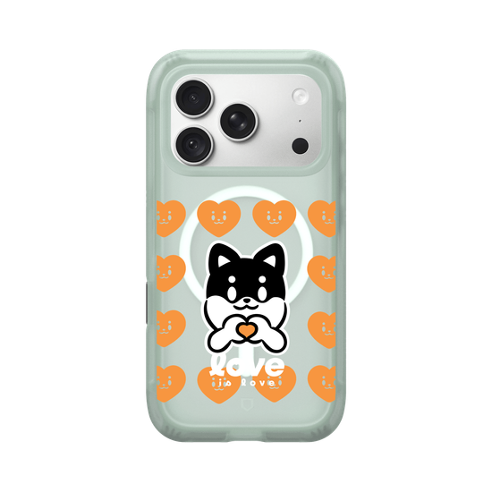 dou dou loves - orange heart
