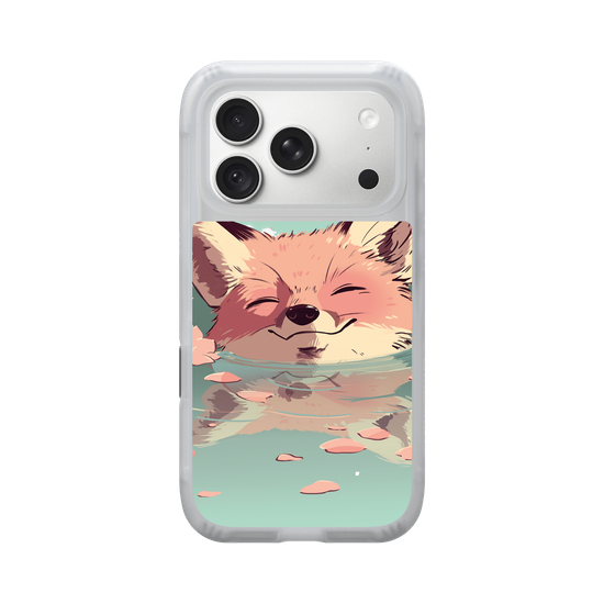 Fox swimming