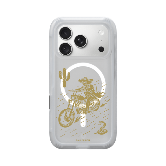 Desert Motorcycle Skull Rider