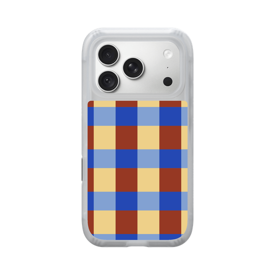 Blue & yellow gingham