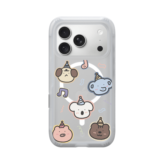 Lazy Monster Animal Party Stickers.