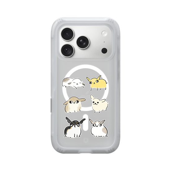 A layout incorporating Chihuahua-themed stickers.