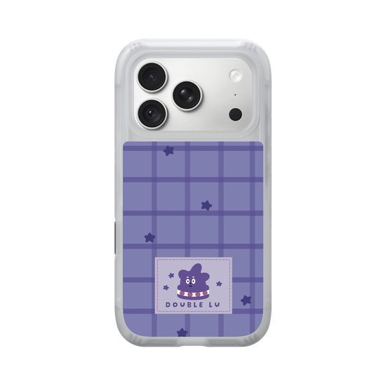 little purple monster dessert fabric labels