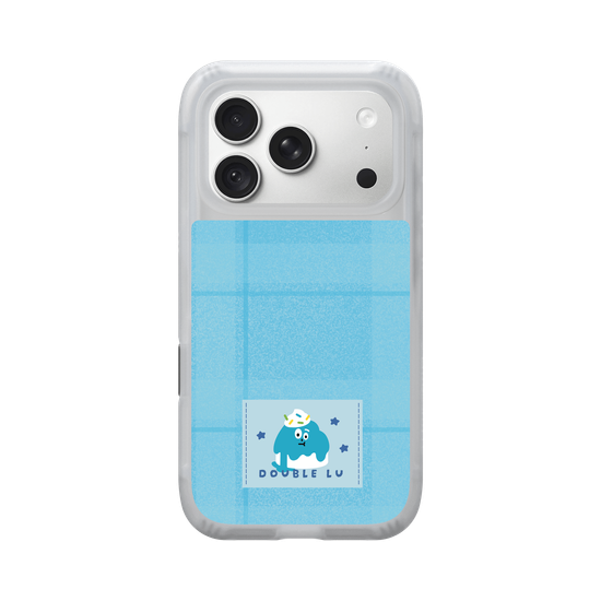 little blue monster dessert fabric labels