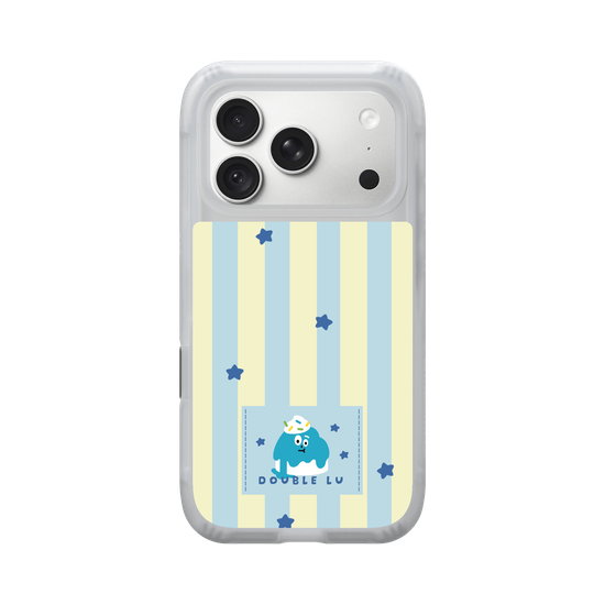 little blue monster dessert fabric labels