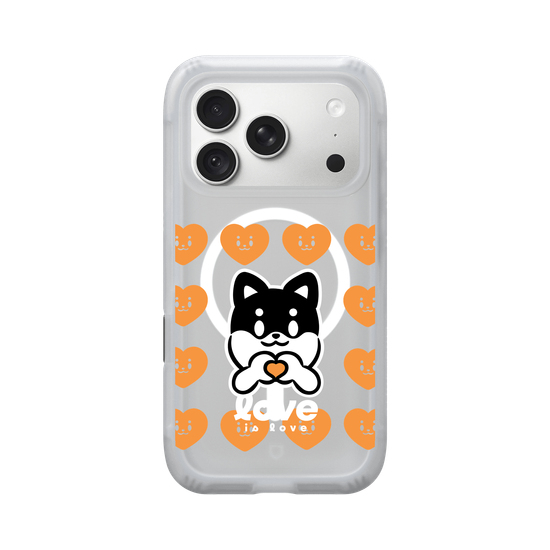 dou dou loves - orange heart