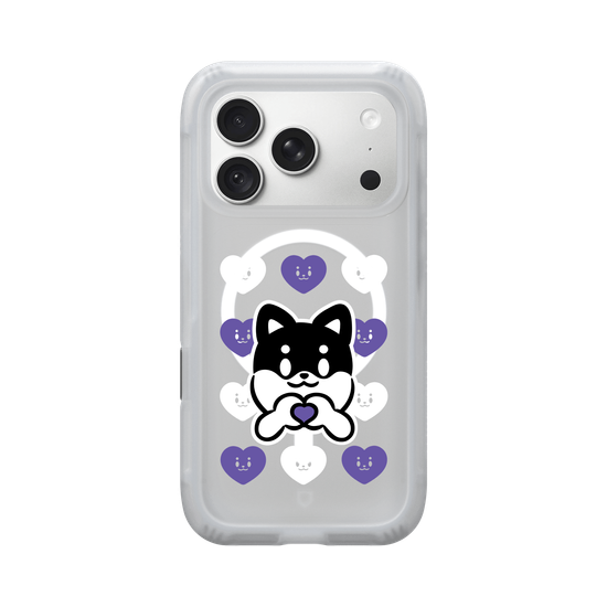 dou dou loves - purple heart