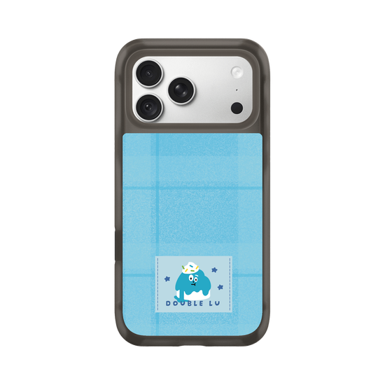 little blue monster dessert fabric labels