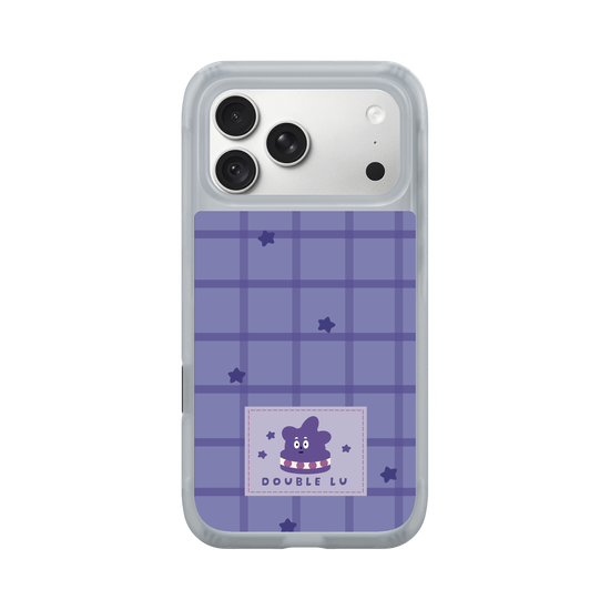 little purple monster dessert fabric labels