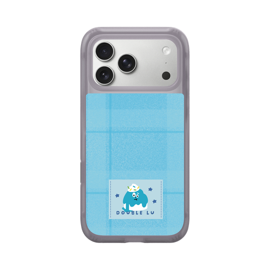little blue monster dessert fabric labels