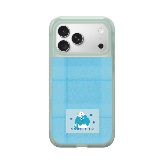 little blue monster dessert fabric labels