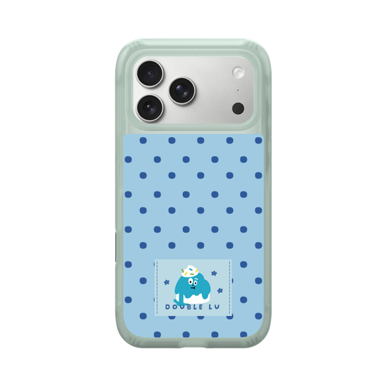 little blue monster dessert fabric labels