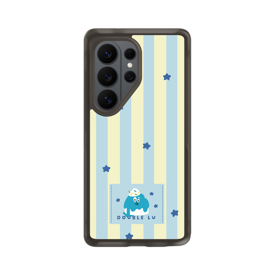 little blue monster dessert fabric labels