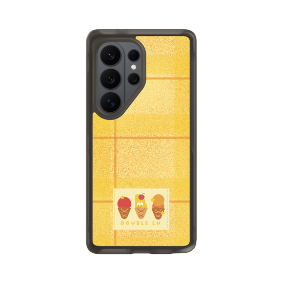 little yellow monster dessert fabric labels