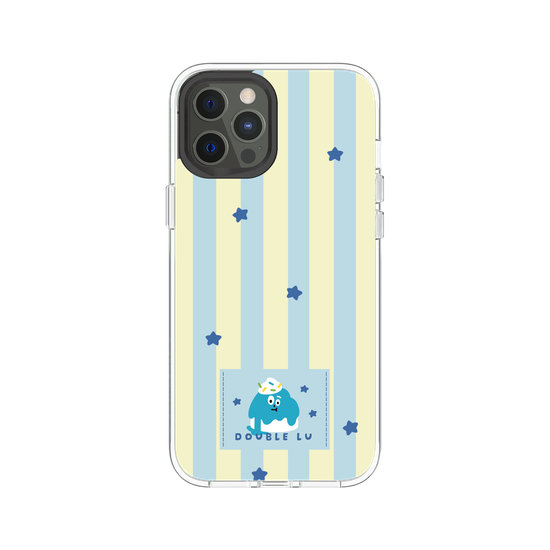 little blue monster dessert fabric labels