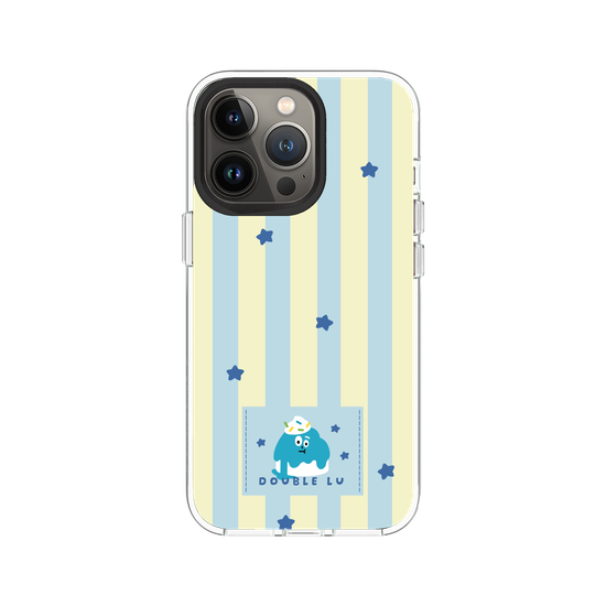 little blue monster dessert fabric labels