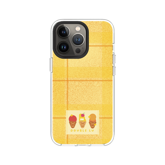 little yellow monster dessert fabric labels