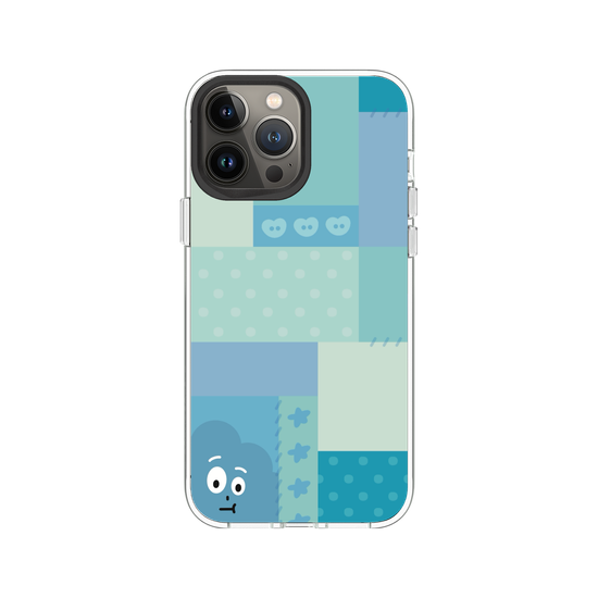 patchwork of little blue monster